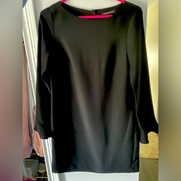 Banana Republic Black Button Up Long Sleeve Dress - Picture 1 of 3